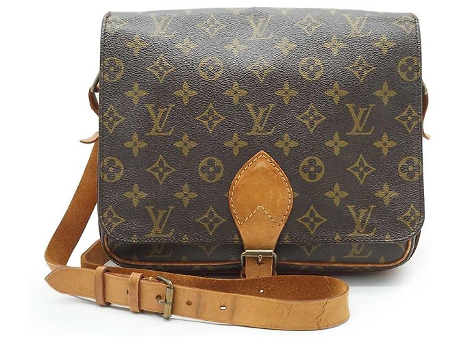 Louis Vuitton Monogram Cartouchiere GM Marrom