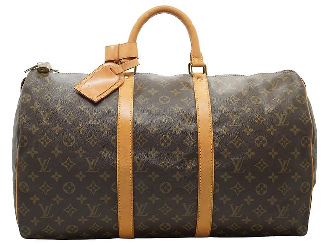 Louis Vuitton Vintage Monogram Keepall 50 Marron