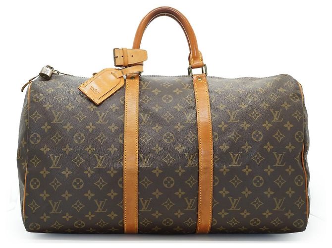 Louis Vuitton Vintage Monogram Keepall 50 Marron
