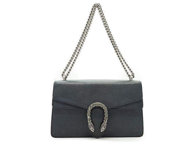 Gucci Bolsa de Ombro com Corrente Dionysus com Cristais Preto Bege