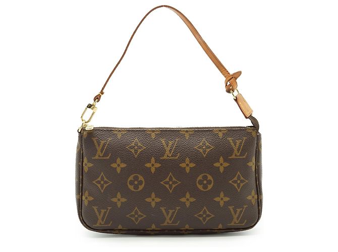 Louis Vuitton Monogram Pochette Accessoires Marrone