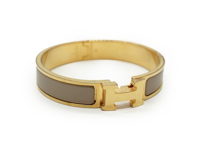 Hermès Clic Clac H Bracelet Marron Glace PM