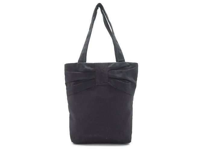 Yves Saint Laurent Parfums Bow Tote Nera Nero Rosa