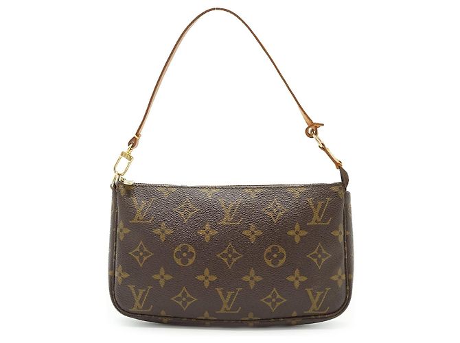 Louis Vuitton Monogram Pochette Accessoires Marrone