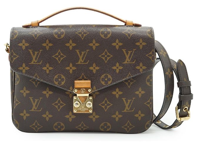 Louis Vuitton Monogram Pochette Metis MM Marrone
