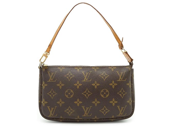 Louis Vuitton Monogram Pochette Accessoires Marrom