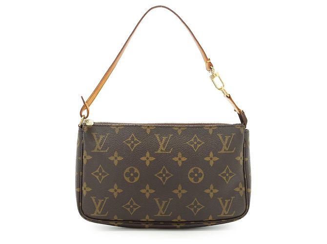 Louis Vuitton Monogram Pochette Accessoires Brown