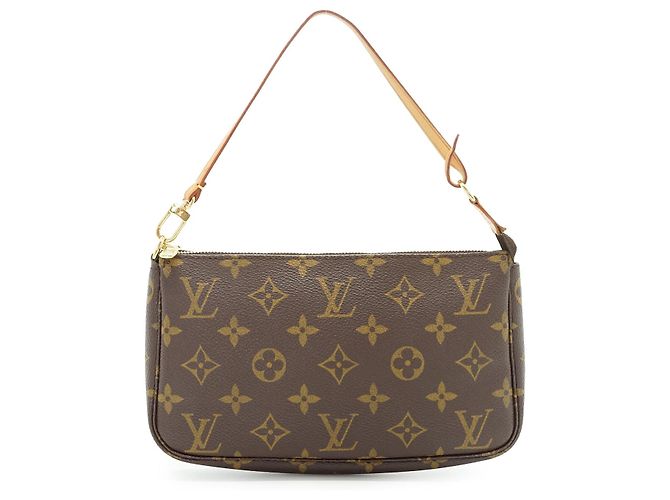 Louis Vuitton Monogram Pochette Accessoires Brown