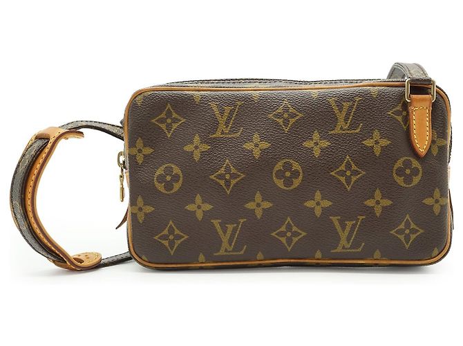 Louis Vuitton Monogram Pochette Marly Bandouliere Marrom