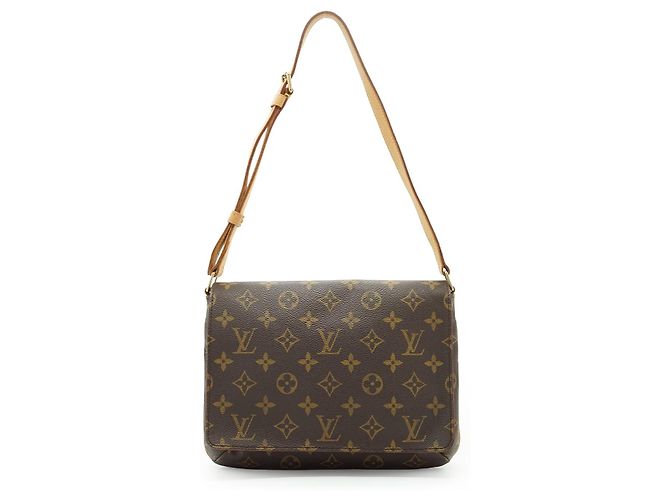 Louis Vuitton Monogram Musette Tango Marron Moutarde