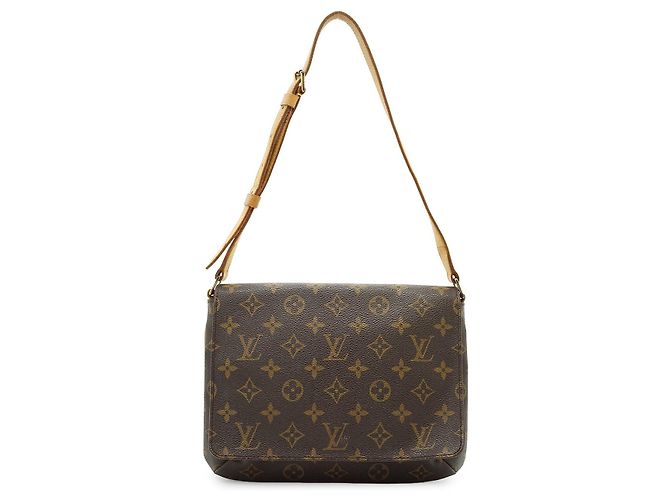 Louis Vuitton Monogram Musette Tango Brown Mustard