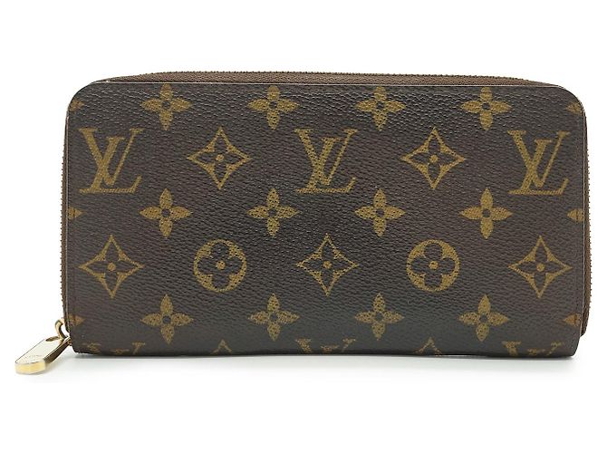 Louis Vuitton Portefeuille Zippy Long Monogram Marron