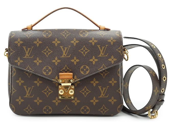 Louis Vuitton Monogram Pochette Metis MM Marrone