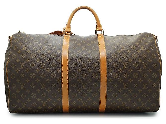 Louis Vuitton Monogram Keepall Bandouliere 60 Marron