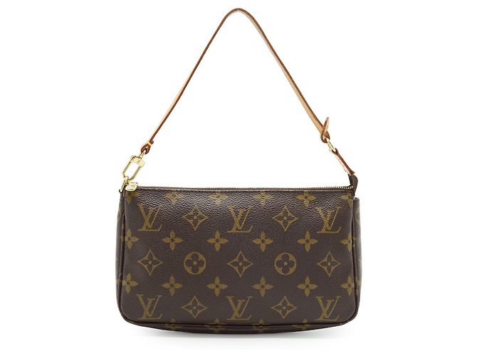 Louis Vuitton Monogram Pochette Accessoires Marrone