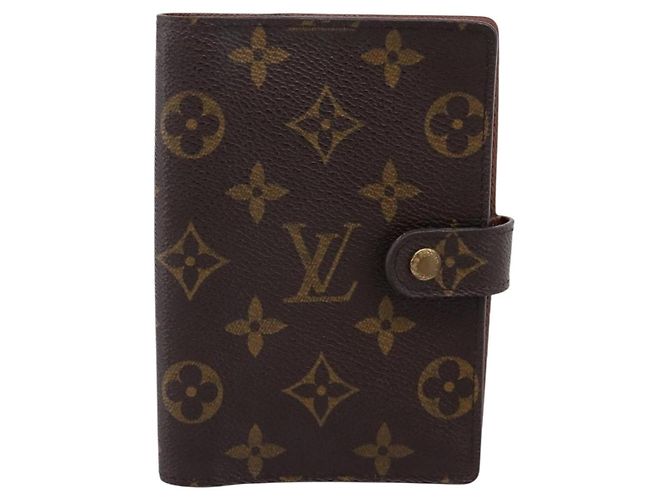 Protège-agenda Louis Vuitton Monogram Canvas Mini Marron