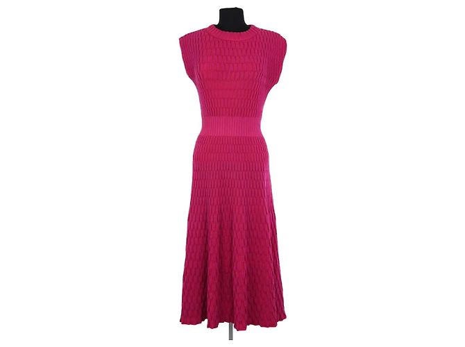 Autre Marque Vestido Molli rosa de algodón