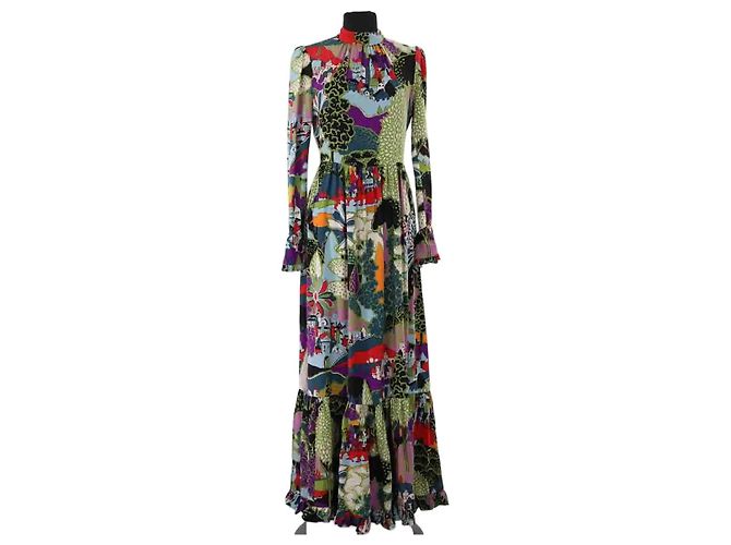 Autre Marque Vestido de seda roxo La DoubleJ