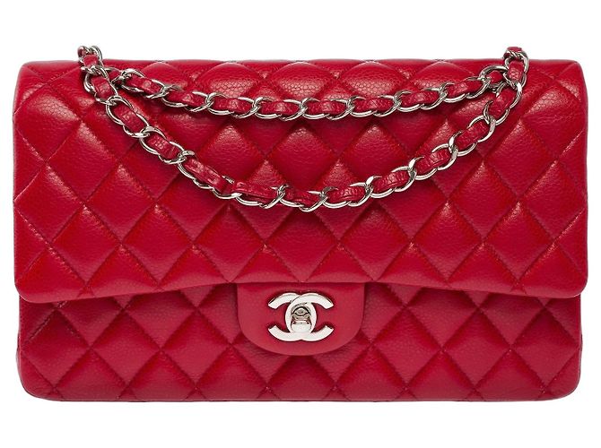 Borsa CHANEL Timeless/Classique in Pelle Rossa - 103987 Rosso