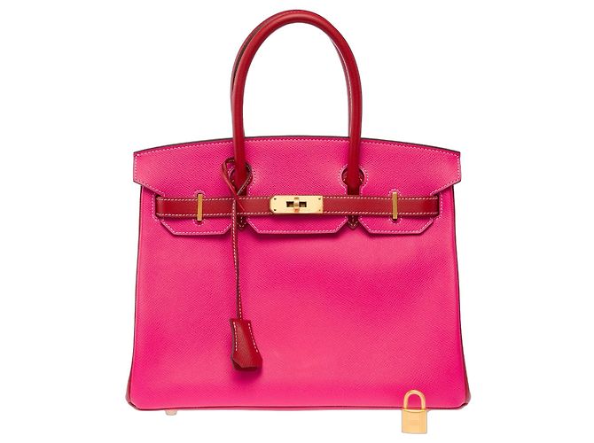 Hermès mala HERMES Birkin 30 em Couro Rosa - 103991