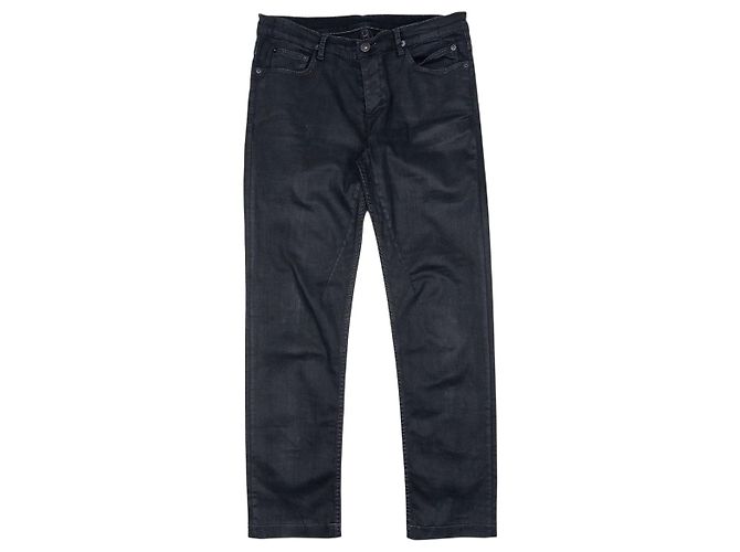 Rick Owens DRKSDHW 2000s Waxed Berlin Cut Denim Jeans