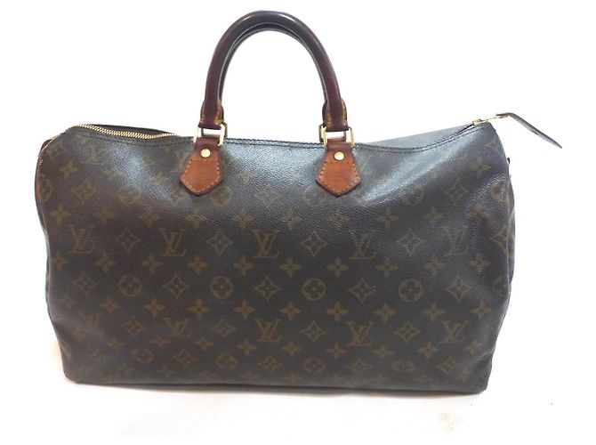 Bolso Louis Vuitton Speedy 40 Monogram Castaño Monograma