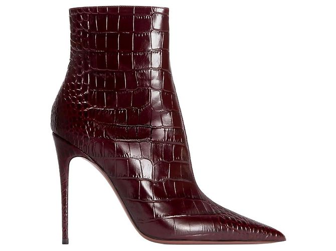 Paris Texas Botas de cano curto Vera 105 Rouge Noir Bordeaux