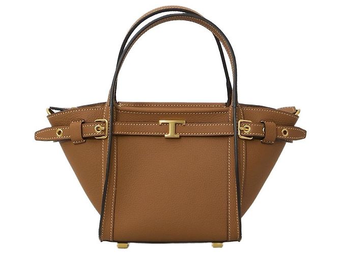 Tod's Mini mala de compras em couro Marrom
