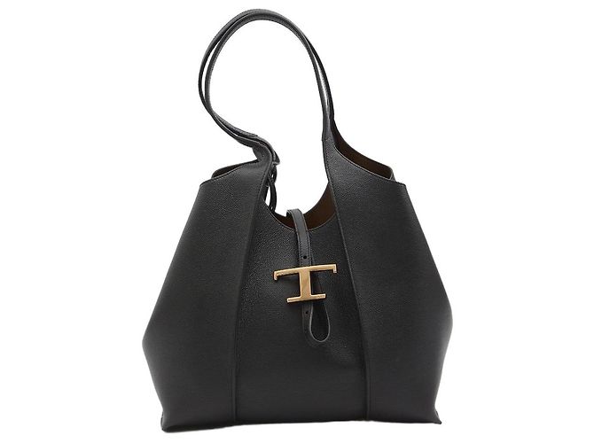 Tod's mala de compras pequena T Timeless Preto