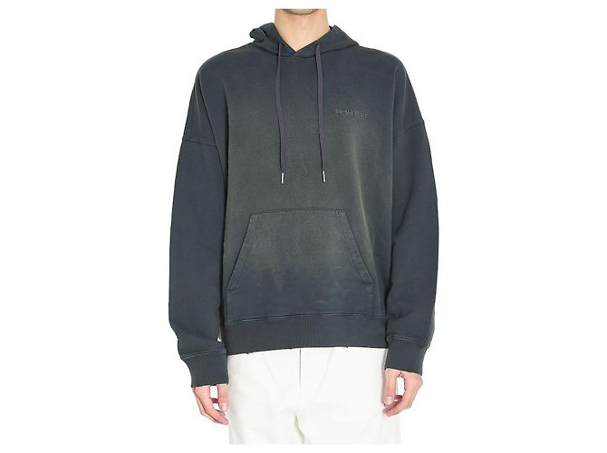 Golden Goose Sudadera con efecto blanqueado Negro