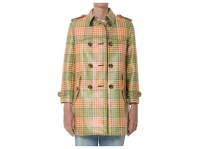 Burberry Trench Short Check Summerside Multicolor