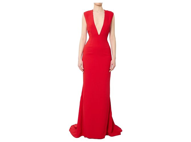 Abito maxi Althea rosso Solace London