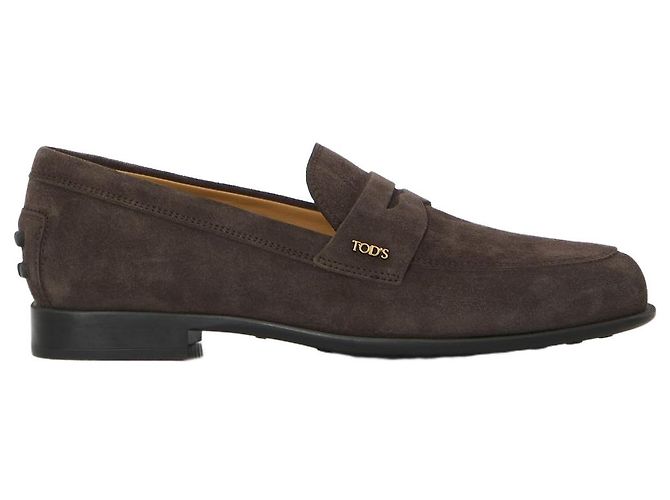 Mocassini Tod's in camoscio marrone