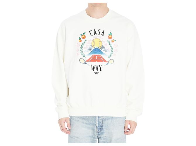 Casablanca Sudadera Casa Way Mountain Blanco