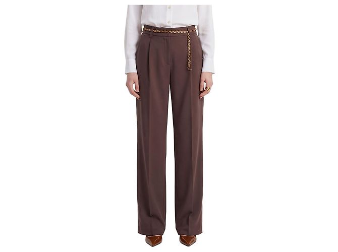 Sutton New York Gerade geschnittene Canvas-Hose