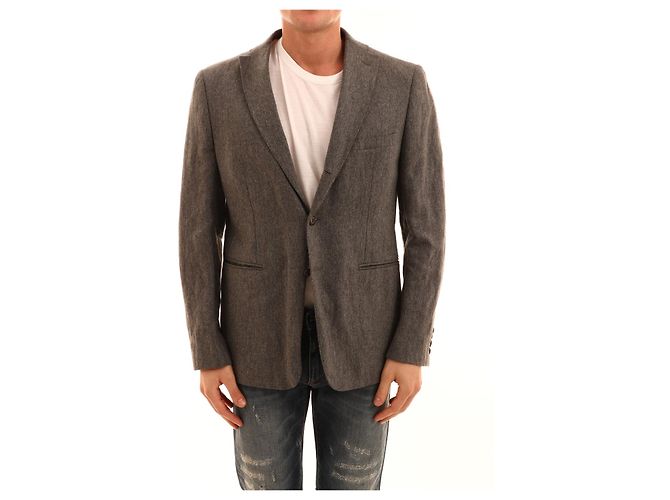 Tonello Jacke aus Wolle Grau