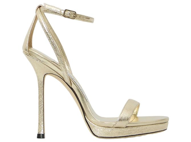 Jimmy Choo Sandales à plateforme Moza 120 Argenté