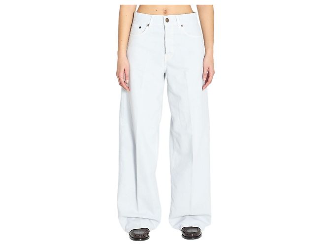 Jeans Bethany Haikure azul claro algodão linho