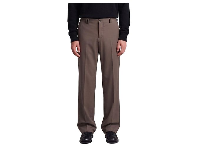 PT Torino Michael trousers in bistretch batavia wool Brown