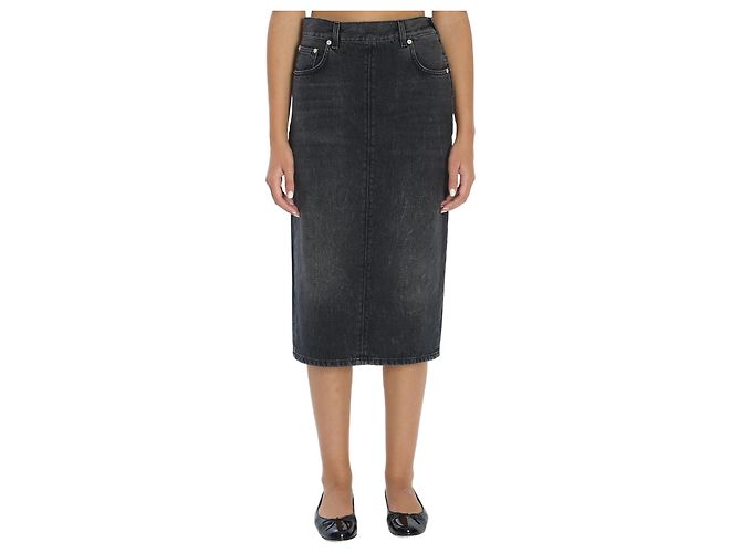 Haikure Kim Authentic Jeansrock Schwarz