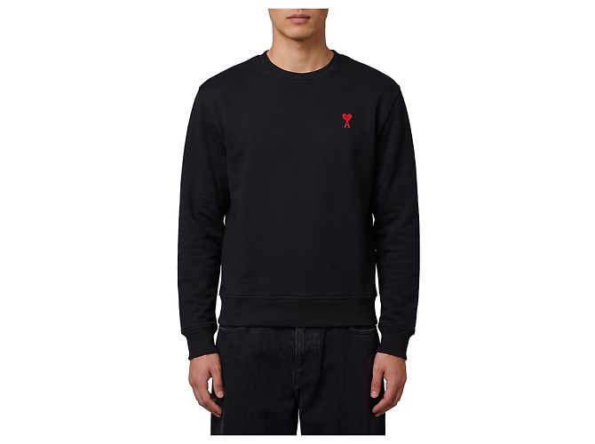 Ami Paris Ami de Coeur Sweatshirt Schwarz