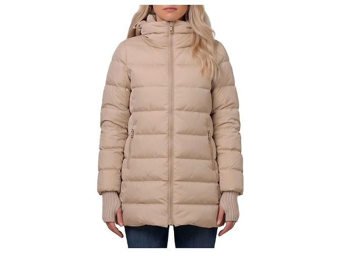 Herno Chaqueta puffer de nailon de 2 capas Beige