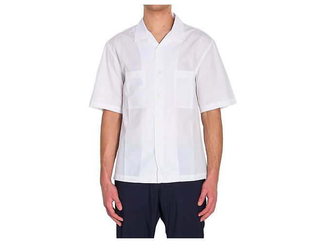 Camisa Barena Solana Bagio branca de algodão Branco