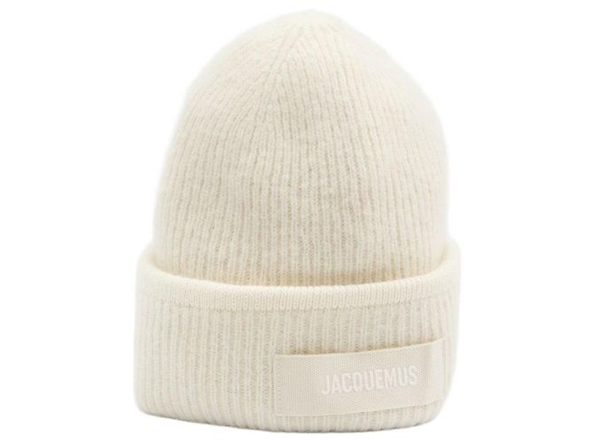 Jacquemus Gorro de grosgrain Off-white Blanco