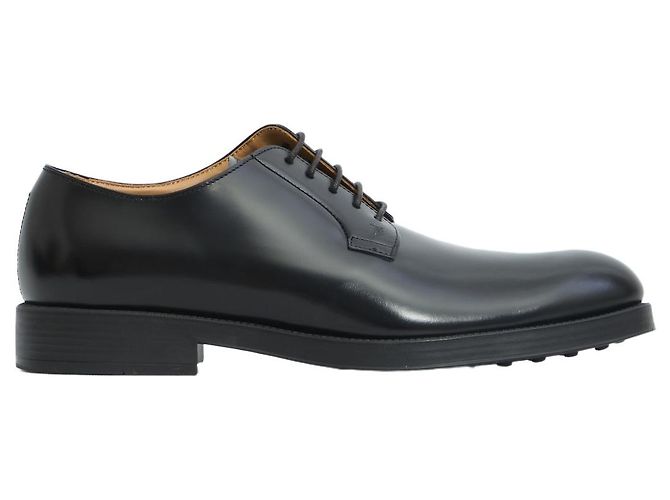 Scarpe Derby con lacci in vitello nero Tod's