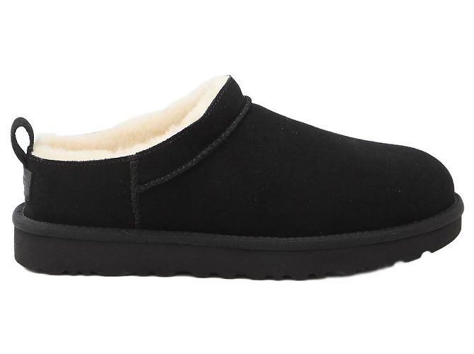 Ugg Classic Micro Black Leather Boots