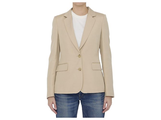 Stella Mc Cartney Stella McCartney Iconic Jacke beige Viskose