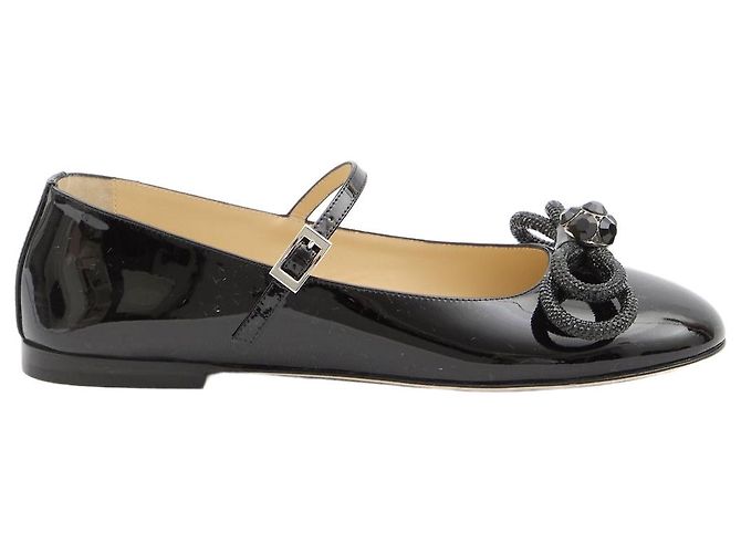 Mach & Mach Double Bow ballerinas Black