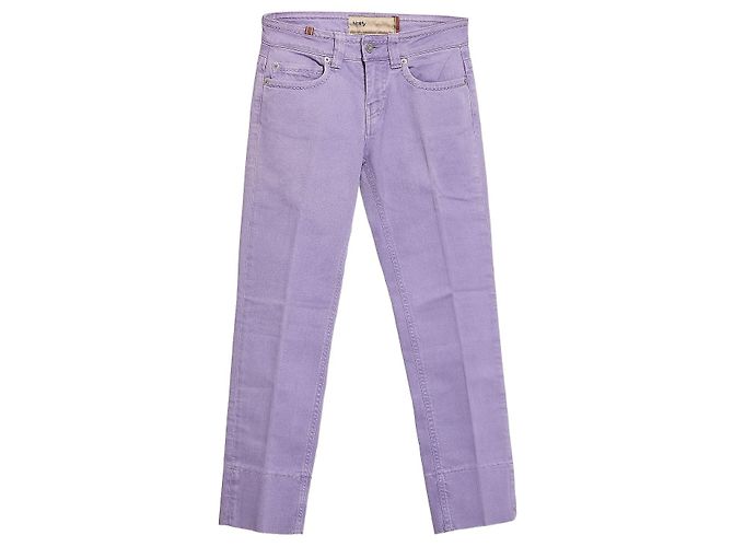 Pantalones Capri Notify púrpura algodón elastano