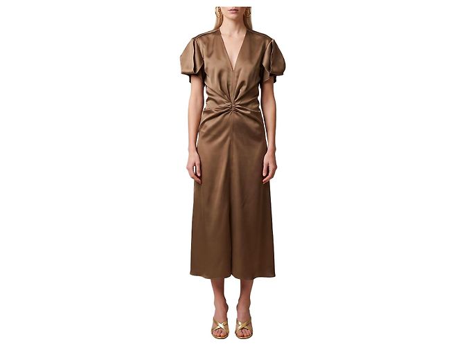 Sutton New York Midi-Kleid mit Drapierung